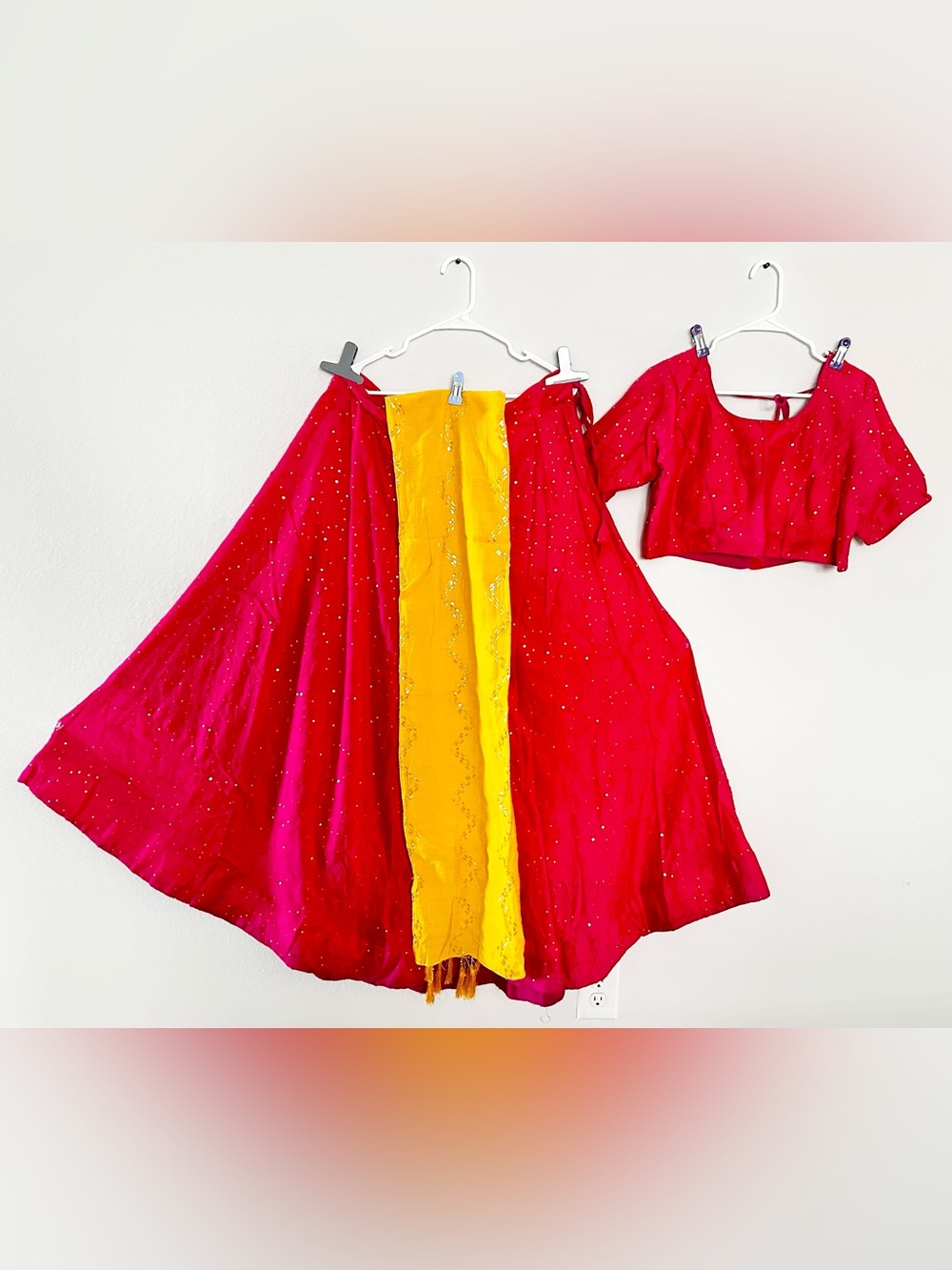 Indian Navratri Garba Diwali Dandiya Lehenga Chaniya Choli traditional dress